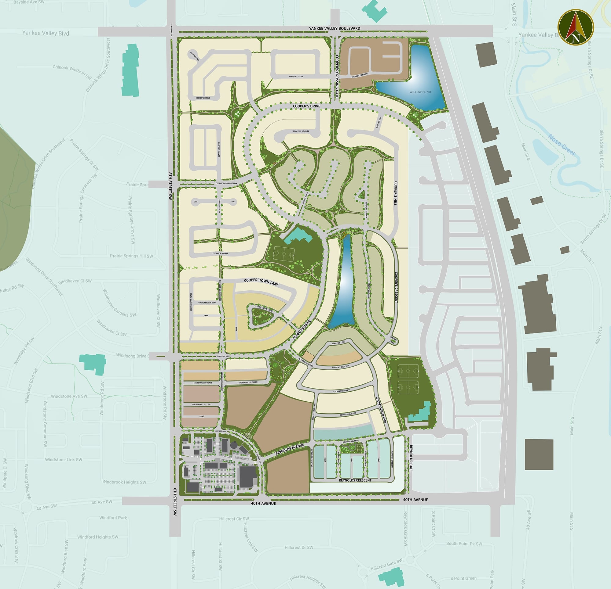 Coopers Crossing Category - Amenities Map