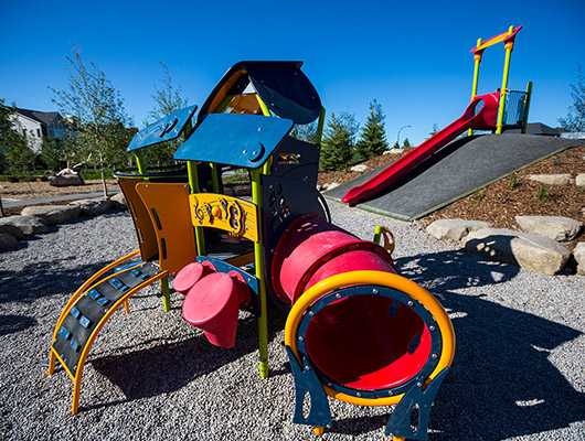 A picture of a playground in Cooper's Crossing